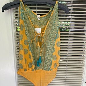 Free People bodysuit MWT Size Small